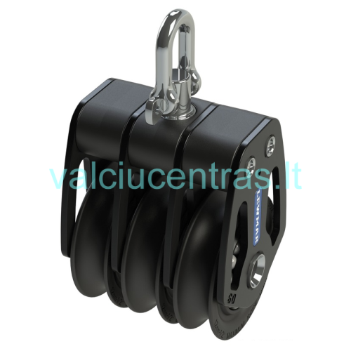 LEWMAR trigubas blokas su šekeliu 50-60mm LEWMAR trigubas blokas su šekeliu 50-60mm